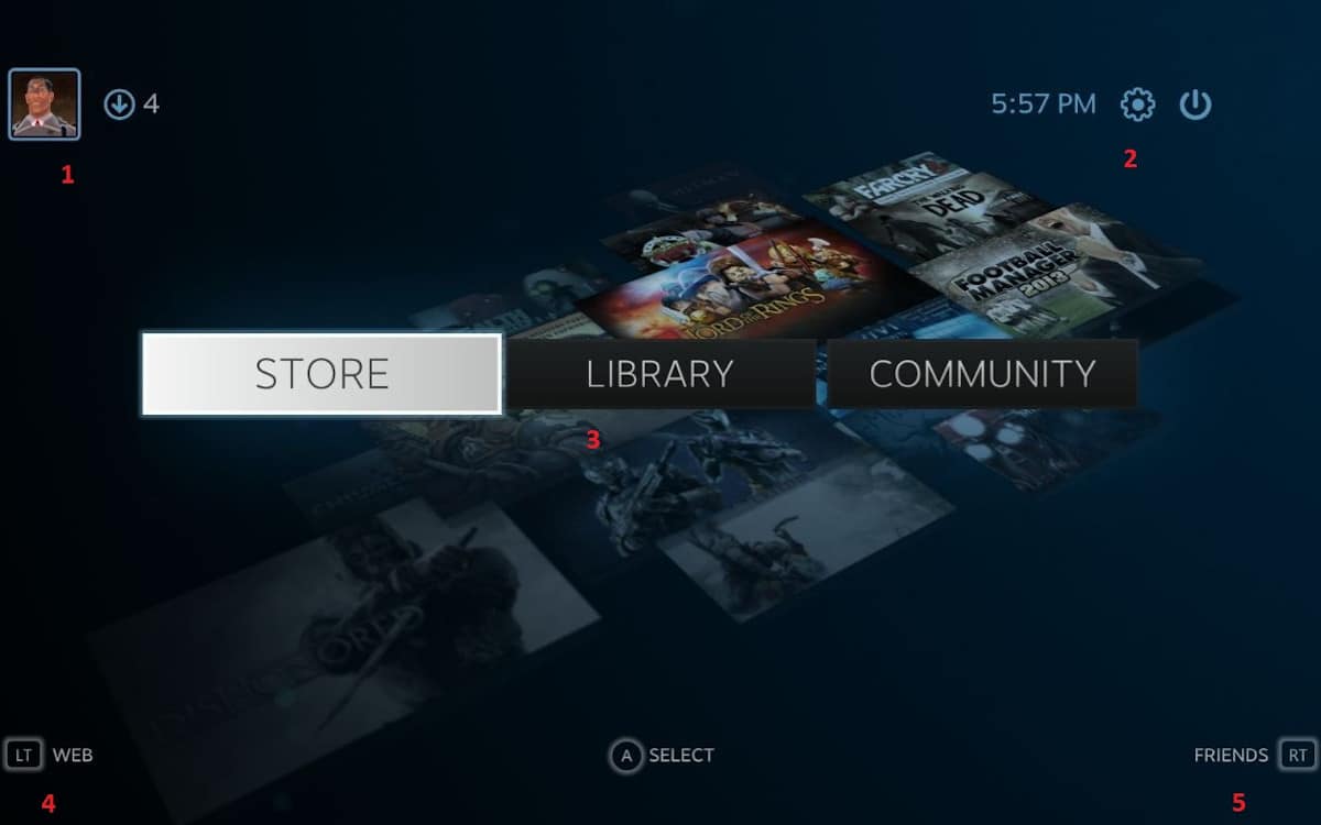 Steam Big Picture